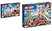 Produktbild Steinchenwelt Lego® City 2er Set: 60214 Feuerwehreinsatz im Burger-Restaurant + 60216 Feuerwehr in der Stadt