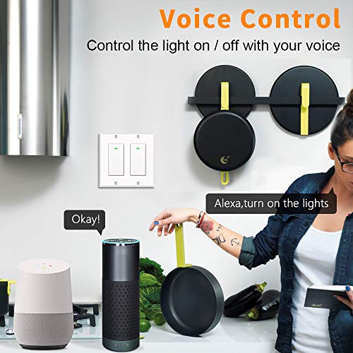 Bekca Smart Switch, Wifi Smart Light Switch Compatible With Amazon Alexa And Google Home thumb #3