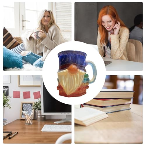Taza de té pila de libros apilables 3D para decorar escritorios aburridos 5