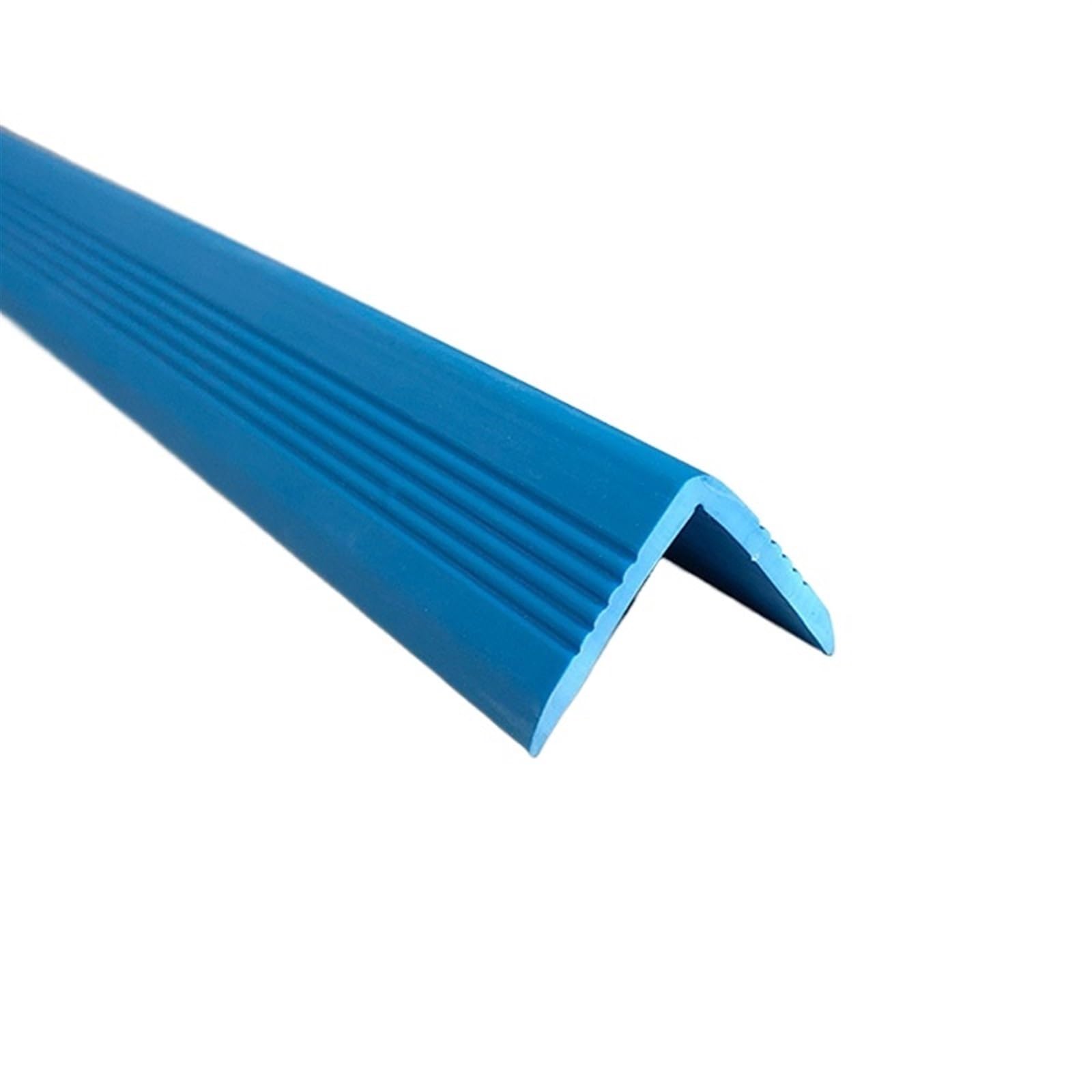 10Meters Stair Nosing Self Adhesive Edge Protector, Wall Corner Waterproof Edging Anti Slip Trim PVC Strips Staircase Step Treads(Deep Blue,3.5x3.5CM 3meter)