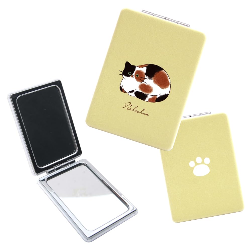 Amazon.co.jp: [モノモード] 猫ちゃん コンパクトミラー【ミケ (薄香