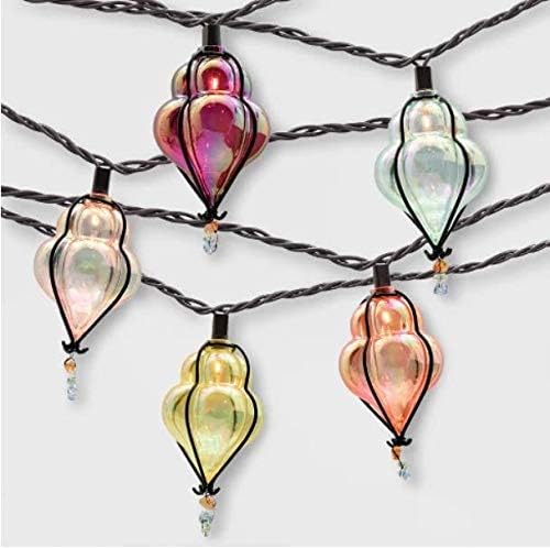Opalhouse Incandescent Teardrop Outdoor String Lights Multi-Colored 10ct