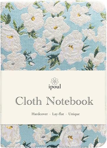 Carnet A6 ligné Gardenia motif fleurs pour bureau et journal intime créatif