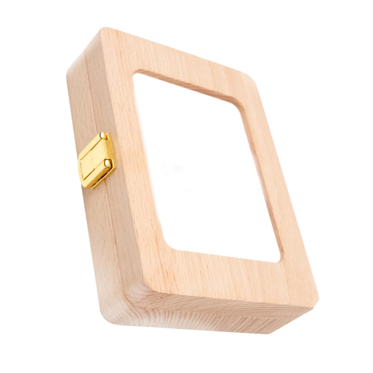 Hemoton Wooden Keepsake Box for Teeth and Hair Storage Lightweight and Portable Memory Holder for Birthdays Christenings and Girl