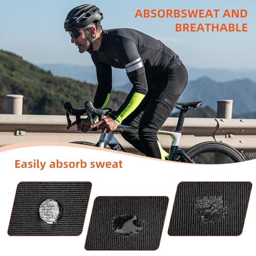 ROCKBROS Thermal Arm Warmers Compression Arm Sleeves for Men Cycling Arm Warmers for Winter Outdoor Activities4