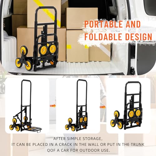 Carretilla plegable para subir escaleras 150 kg capacidad miniatura 5