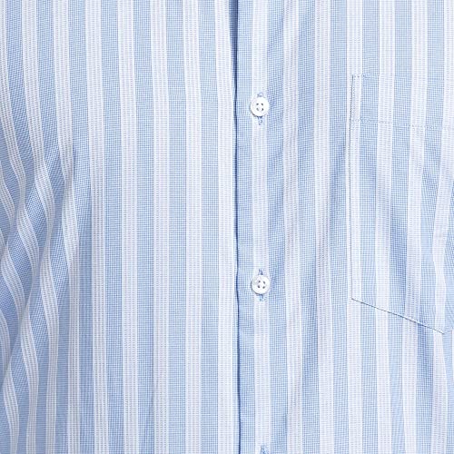 Image of Park Avenue Men's Pure Cotton Stripe Pattern Slim Fit Ainsley Collar Full Sleeve Formal Shirt