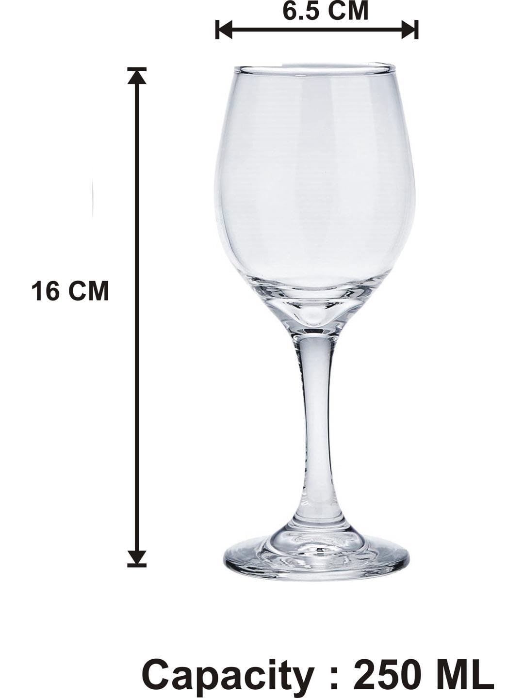 AFAST Party Perfect Glasses for Water, Juice, Cocktails, Cold Drinks and Other Drinking Beverages, Glass, Clear, Pack of 10, 6.5 X 6.5 X 16 CM 2