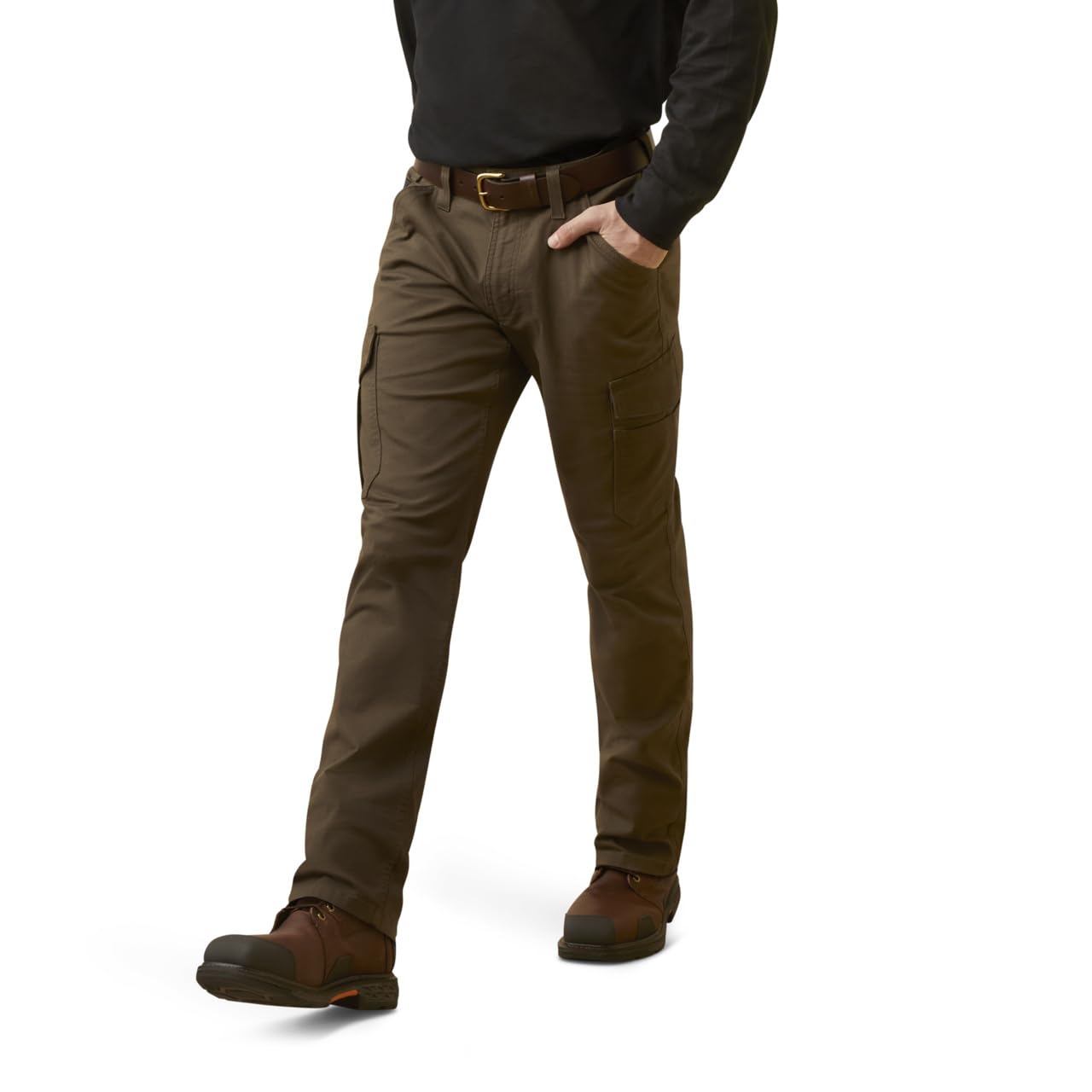 ARIAT Men's Rebar M4 Relaxed Made Tough Cargo Straight Pant