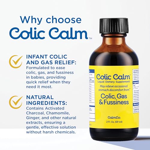 Colic Calm 313992001017 Gripe Water, Colic & Infant Gas Relief Drops thumb #3