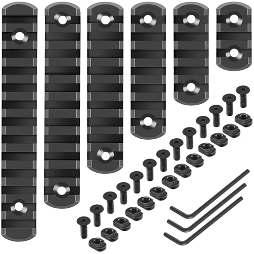 REERON Picatinny Rail Section Adapter 6 Pack