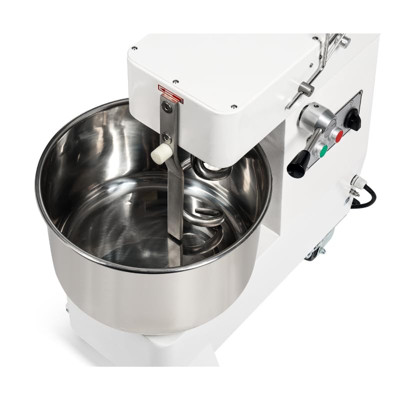 Pétrin 20 L Cuve Fixe et Tête Relevable - 1 Vitesse