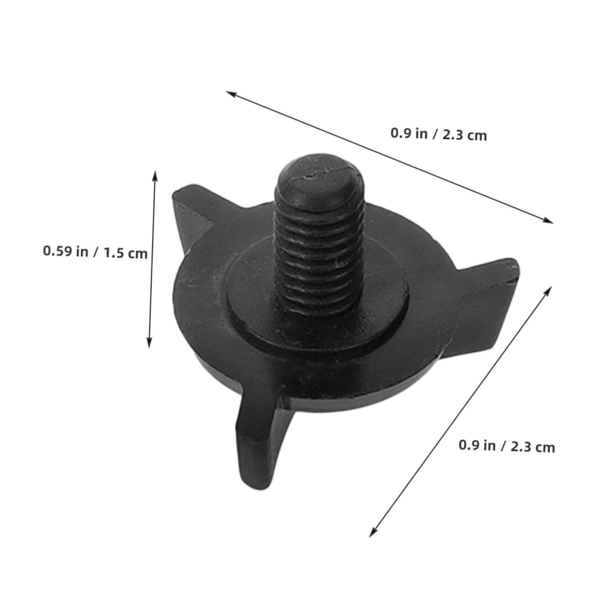 STOBAZA 10pcs Screws Replacement Visors Motorbike Helmets Attachment Detachable Mount Visor Visor Screws Mounting Accessory Clip Plastic Black