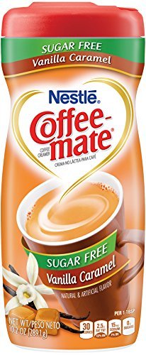 Coffee-mate Vanilla Caramel crema de café en polvo sin azúcar unidades de 102 onzas paquete de 6 por Coffee-mate