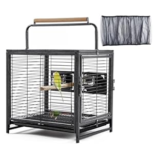 Yaheetech Reisevogelkäfig mit Handgriff