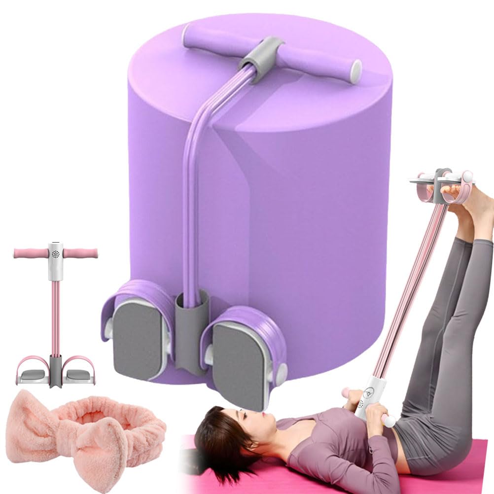 Multifunctional Pedal Puller Resistance Rope,Swarous Pedal Puller Resistance Rope,Tension Rope, 6-Tube Elastic Yoga Pedal Puller Resistance Band