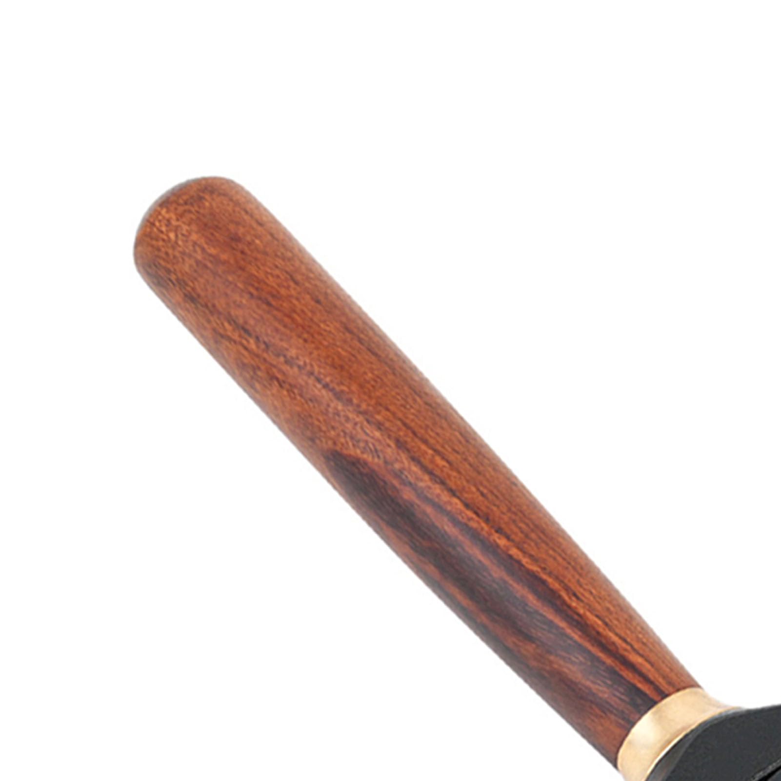 Rabot spokeshave réglable à base plate, lame 42 mm en 440C, corps en alliage d’aluminium avec vis en laiton et poignée en palissandre pour travail du bois