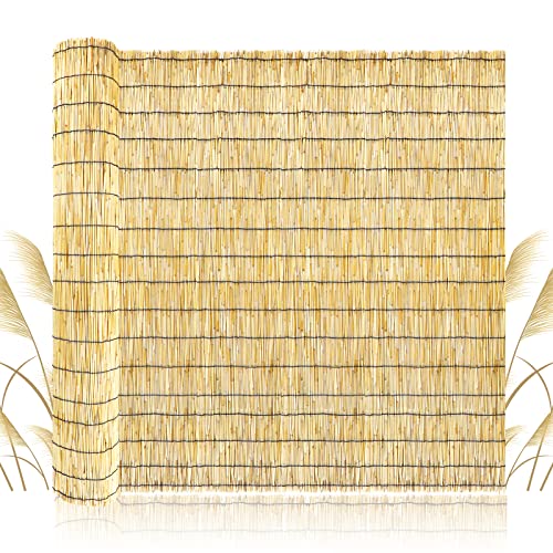 ZNCMRR Bamboo Fencing Decorative Natural Reed Fencing...