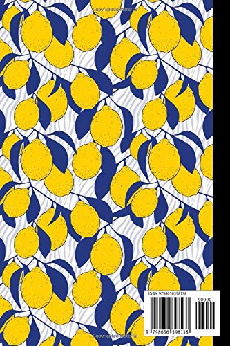 Notebook: Lemon Journal - Lemon Themed Gift For Lemon Lovers - Lemon Notebook - 6 x 9 in - 120 Lined Pages With Lemon Themed Borders - Image 2
