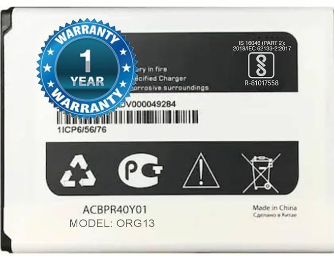 Image of Original ACBPR40Y01 Battery for yureka yu aace 5014 4000mah Battery with 1 Year Warranty** (F000280)
