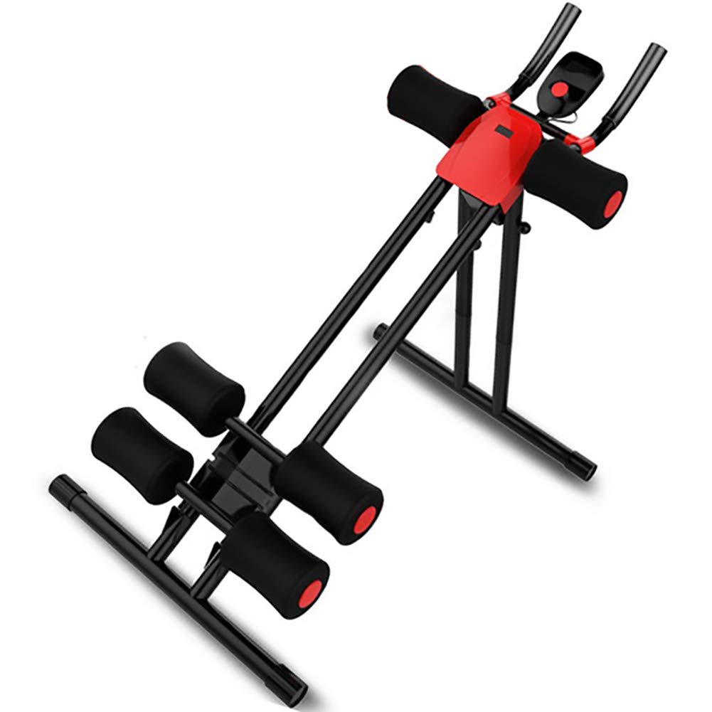 ZHANGZHIYUA Adjustable Abdominal Trainer, Sit Up Bench, Core Abdominal Exercise Machine Foldable Cardio Fitness, Max Load 150KG