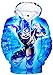 Silver Basic Unisex Bambino Dragon Ball Heroes Manga Felpa Casual 3D Anime Pullover Jumper,Blu Goku A-4,XS…