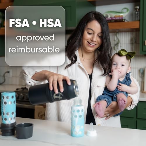 ceres chill og breastmilk chiller reusable storage container up to 34 oz - bottle cooler keeps milk at safe temperatures for up to 20 hours connects wmost pumps zen green