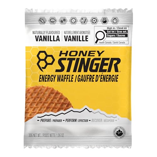 Image of Honey Stinger Organic Mini Vanilla Waffles,Energy Stroopwafel for Exercise,Endurance and Performance,Sports Nutrition for Home & Gym,Pre and Post Workout,1 Bag,5.3 Ounce,(Pack of 2)