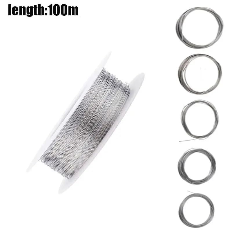 Filo di acciaio inossidabile da 1 M ~ 100, filo antiruggine, diametro 0,02 3 mm(Soft Steel Wire,2.5mm X 5M)