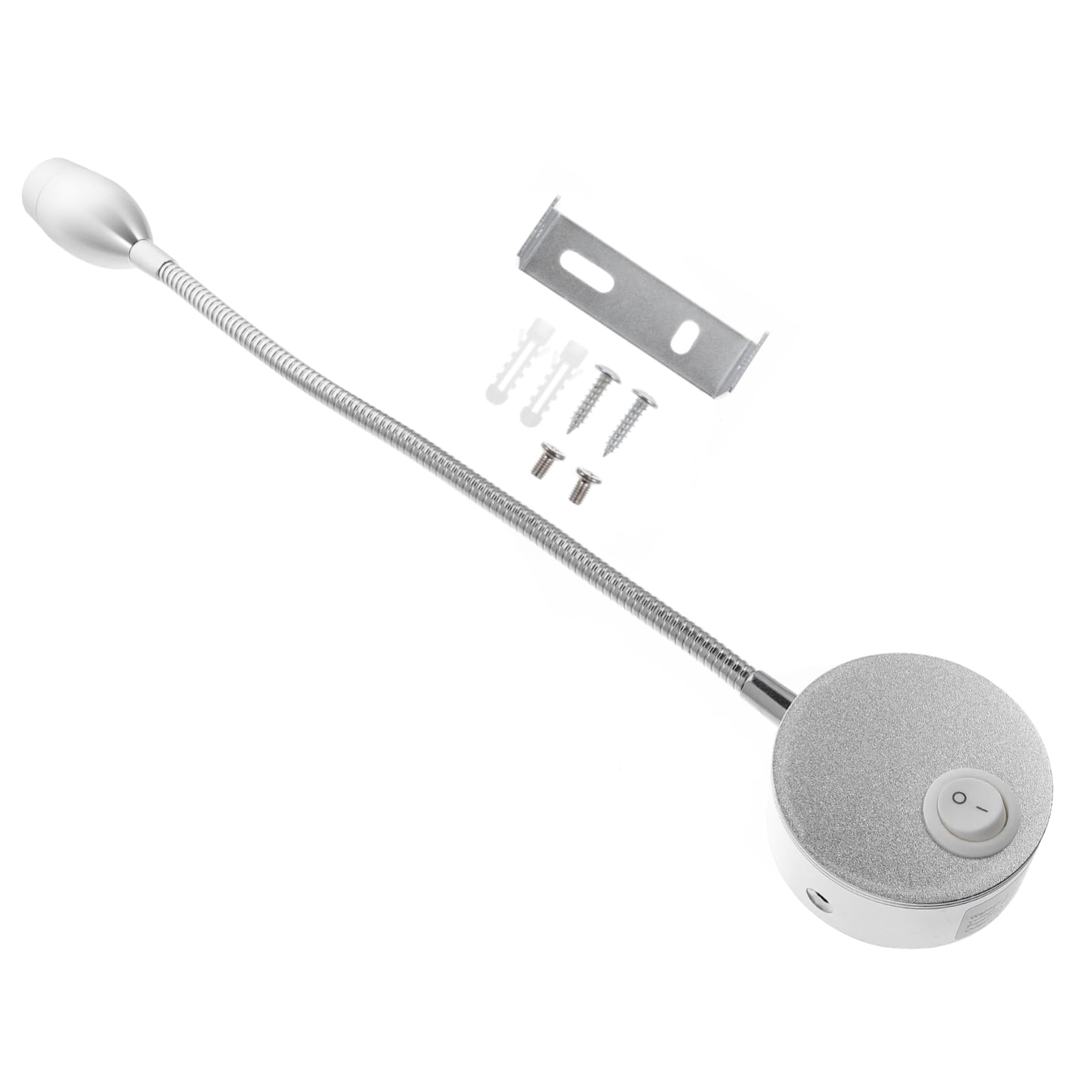 Tofficu 1pc Simple Hose Reading Lamp Flexible for Bedroom Study Nightstand Modern Design Compact for Students and Housewarming