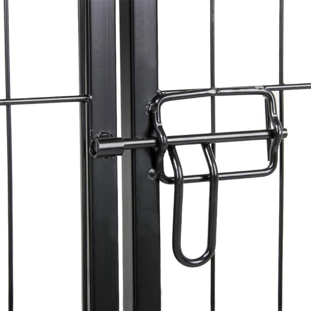 Barriera di sicurezza Recinzione Camino per bambini cane gatto Firewall Barriera scale Barričre Gabbia Firewall griglia di protezione 8 pannelli pieghevoli, 80 x 60 cm (8 pezzi)