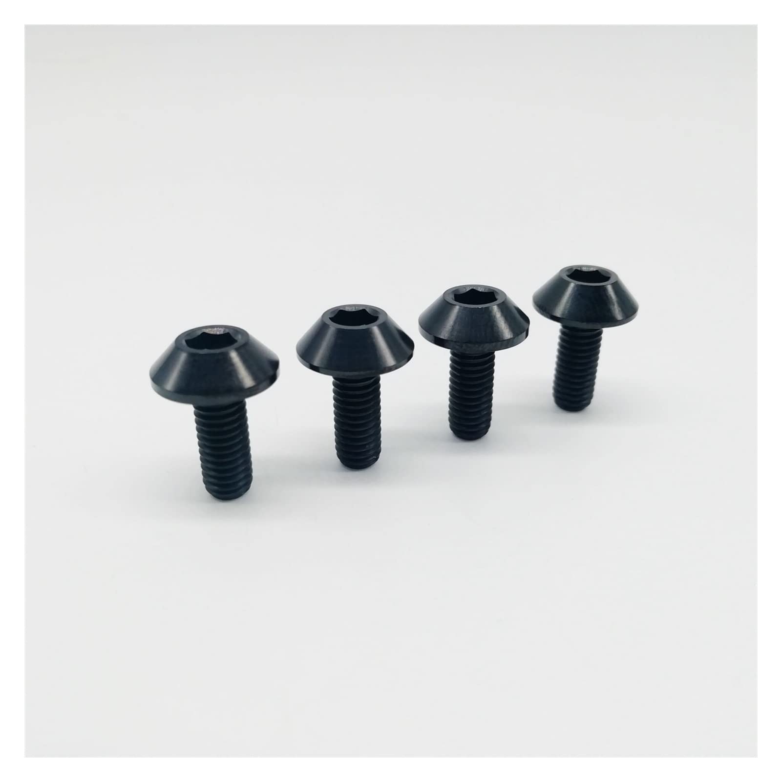 Lote De 10 Tornillos De Cabeza Allen Hueca M6 X 25 Mm, De Titanio Grado 5, Para Usos Técnicos Y Aeroespaciales