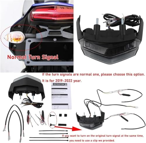 Luz Trasera Yamaha Tenere 700 intermitente integrado modelo 2020-2025 5