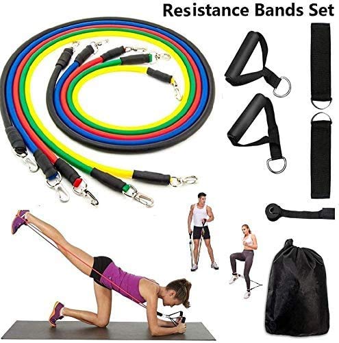 ApexHorizon Ultimate Resistance Bands Set & Sit-up Aid for Home Workouts Gym Fitness Trainer Equipme ApexHorizon Ultimate Resistance Bands Set & Sit-up Aid for Home Workouts Gym Fitness Trainer Equipme