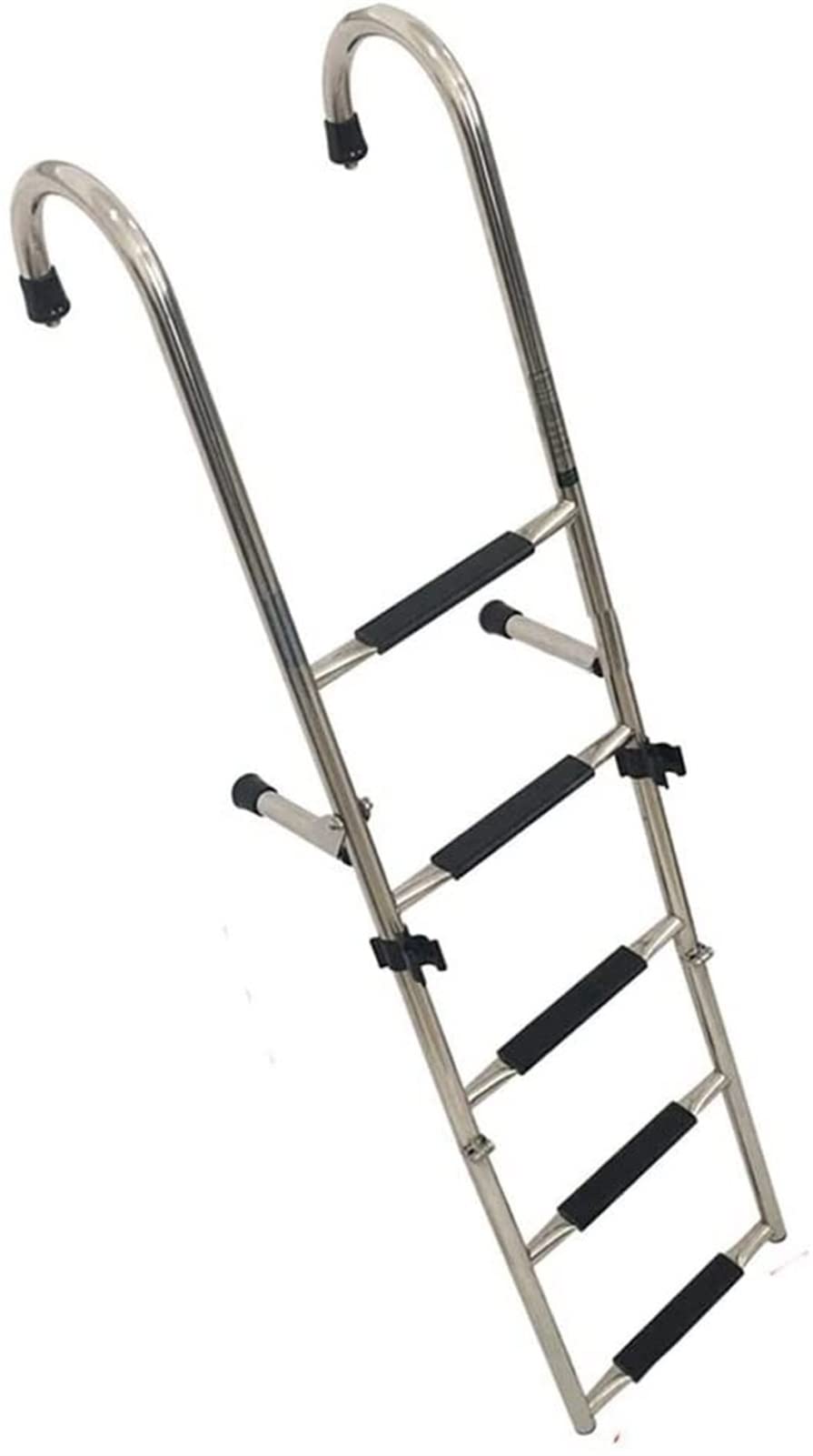 Buy Pool Step Ladder Stainless Steel Telescoping Boat Ladder 5 Step