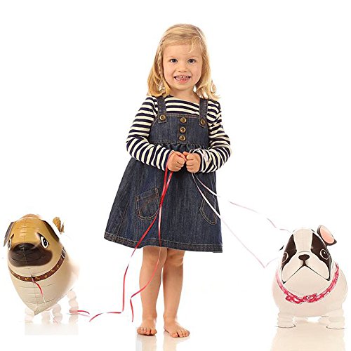 Walking Animal Balloons Pet Dog Balloons - 6Pcs Puppy Dogs Birthday Party Supplies Kids Balloons Animal Theme Birthday Party Decorations #TOP2
