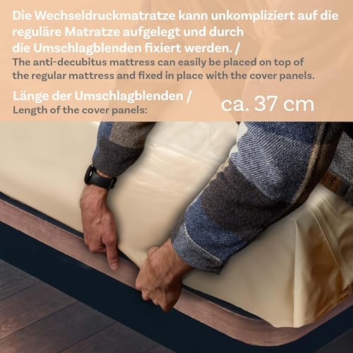 Wechseldruckmatratze Pulox ADM-130 zur Dekubitusprophylaxe