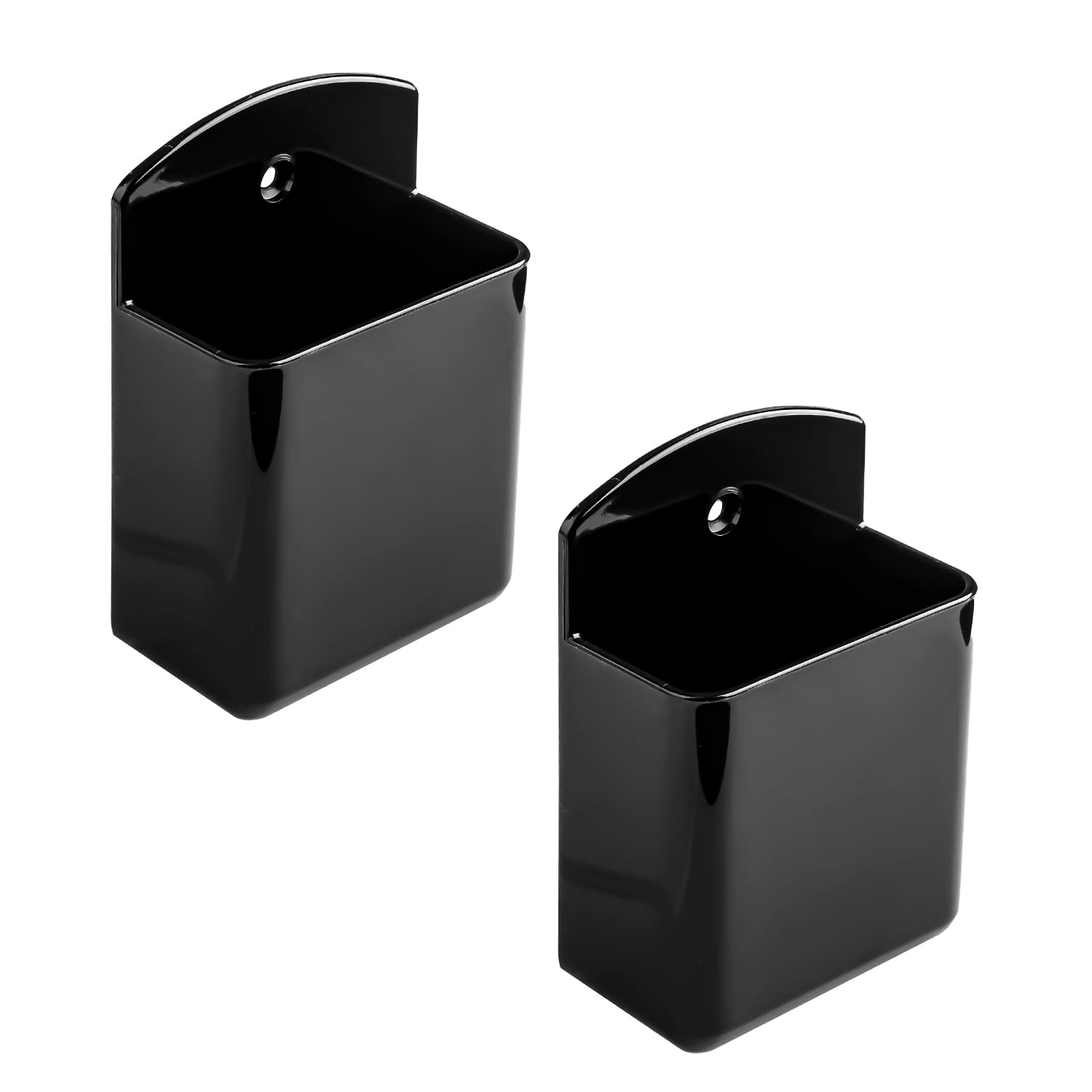 Rumyve 2pcs Remote Control Holders,Wall Mount Remote Control Holder,Self Adhesive Marker Holder Organizer,for Home Office School