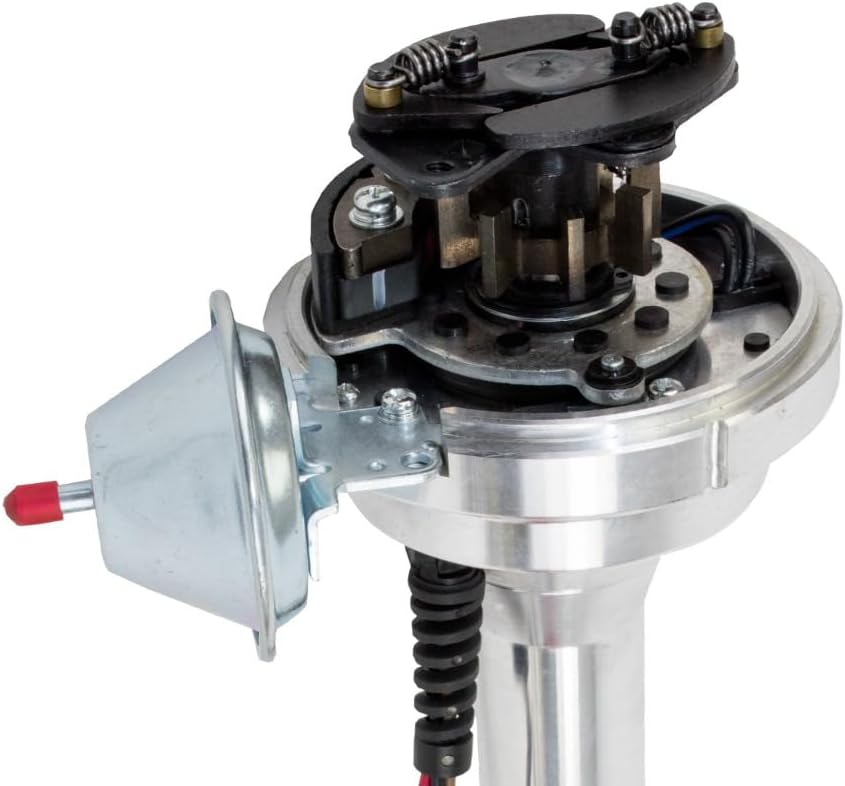 Top Street Performance Pro Series Ready to Run RTR Distributor for Chrysler Big Block 413 440 V8 - Red