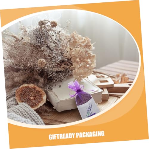 Bolsitas de tela con cordón aroma lavanda 5 pcs miniatura 3