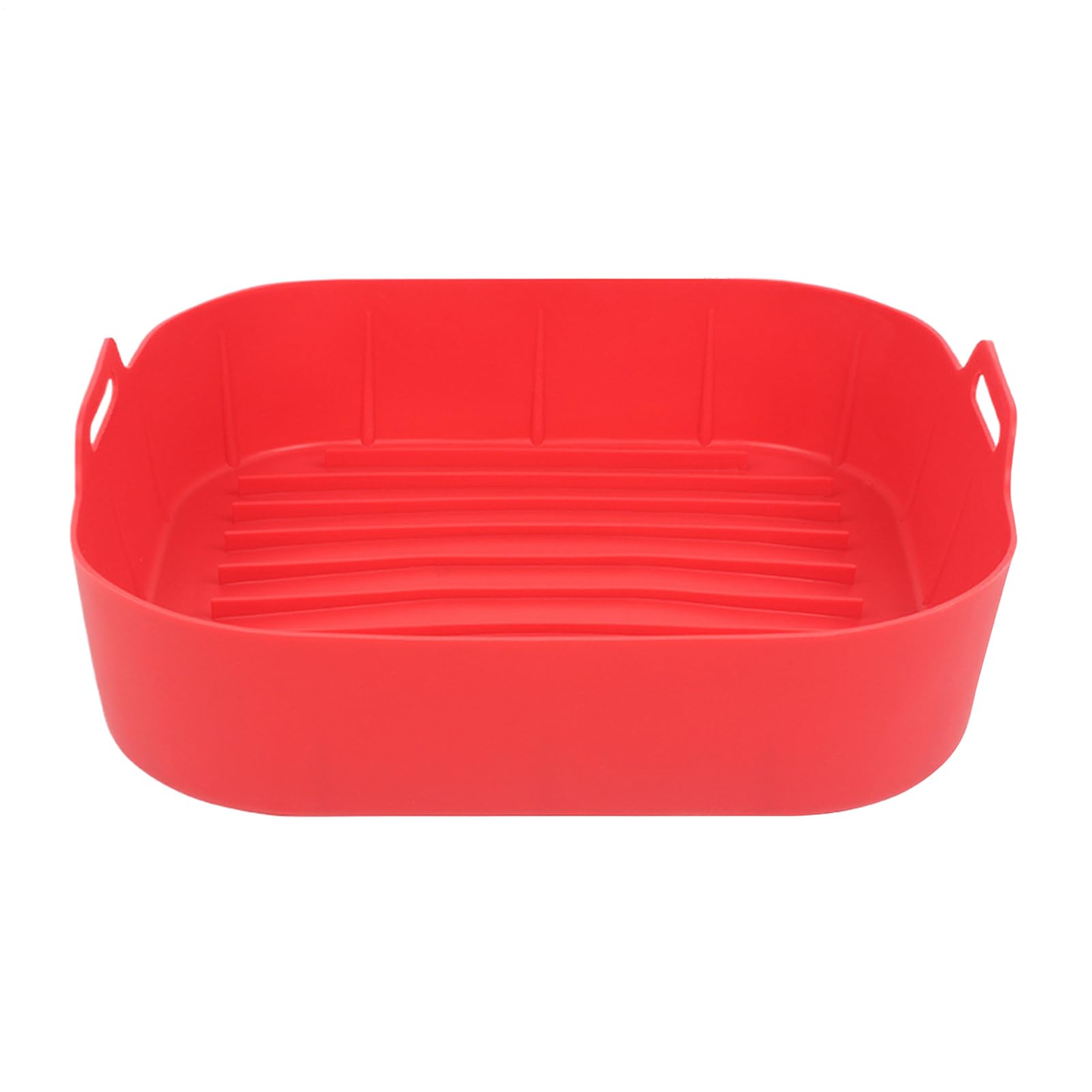 Air Fryer Liners Silicone Baking Sheets 3d Drain Design Non Stick Basket Insert Reusable Square Liner for Cooking