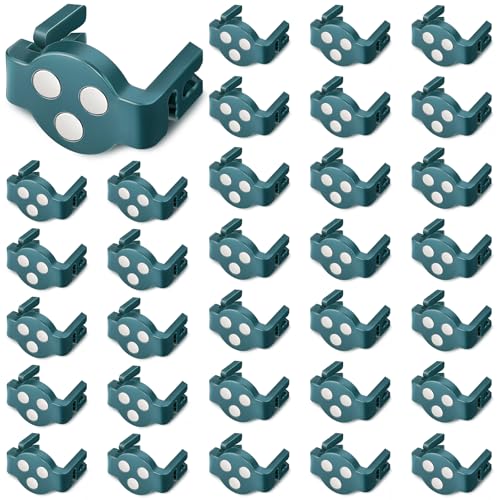 Clips magnétiques C9 puissants pour fixation de guirlande extérieure transparente