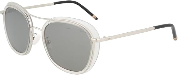 BOUCHERON Sunglasses Womens Round Crystal Silver Silver BC0022S-30000620-003
