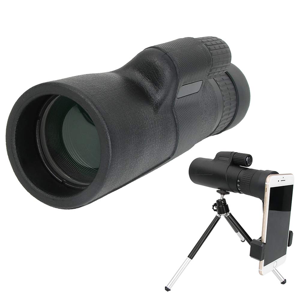 Binow 10-30x42 Monocular Zoom Focus Optics Dual Telescope, Day & Low Night Vision Waterproof Monoculars with Durable and Clear FMC BAK4 Prism Dual Focus for Bird Watching, Camping