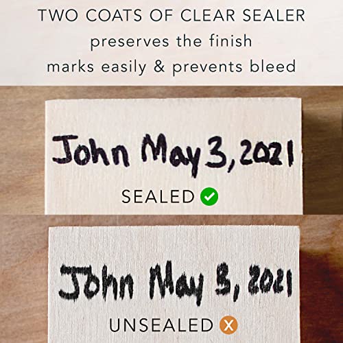 Back40Life Wooden Kids Growth Chart Ruler for Boys and Girls (Loved Beyond Measure) (Pink + White) - Image 4