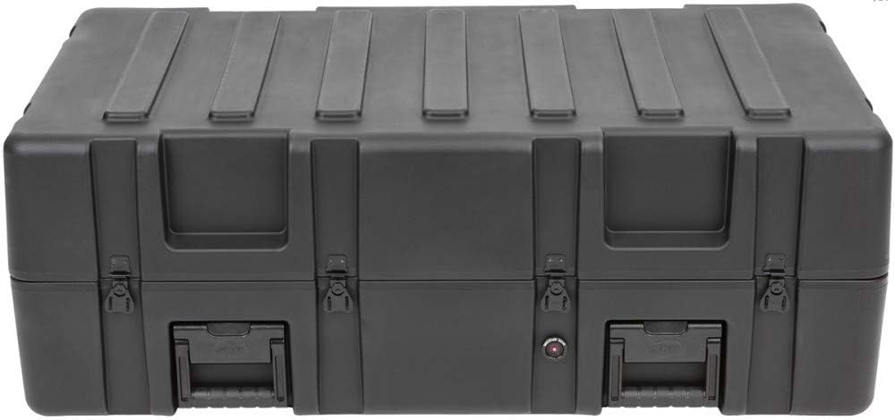 SKB Cases 3R4222-14B-L 3R-Series 4222-14 Waterproof Utility Case with Layered Foam, LLDPE Polyethylene Impact Resistant, Stainless Steel Latches and Hinges, Interior 42" x 22" x 14.9"