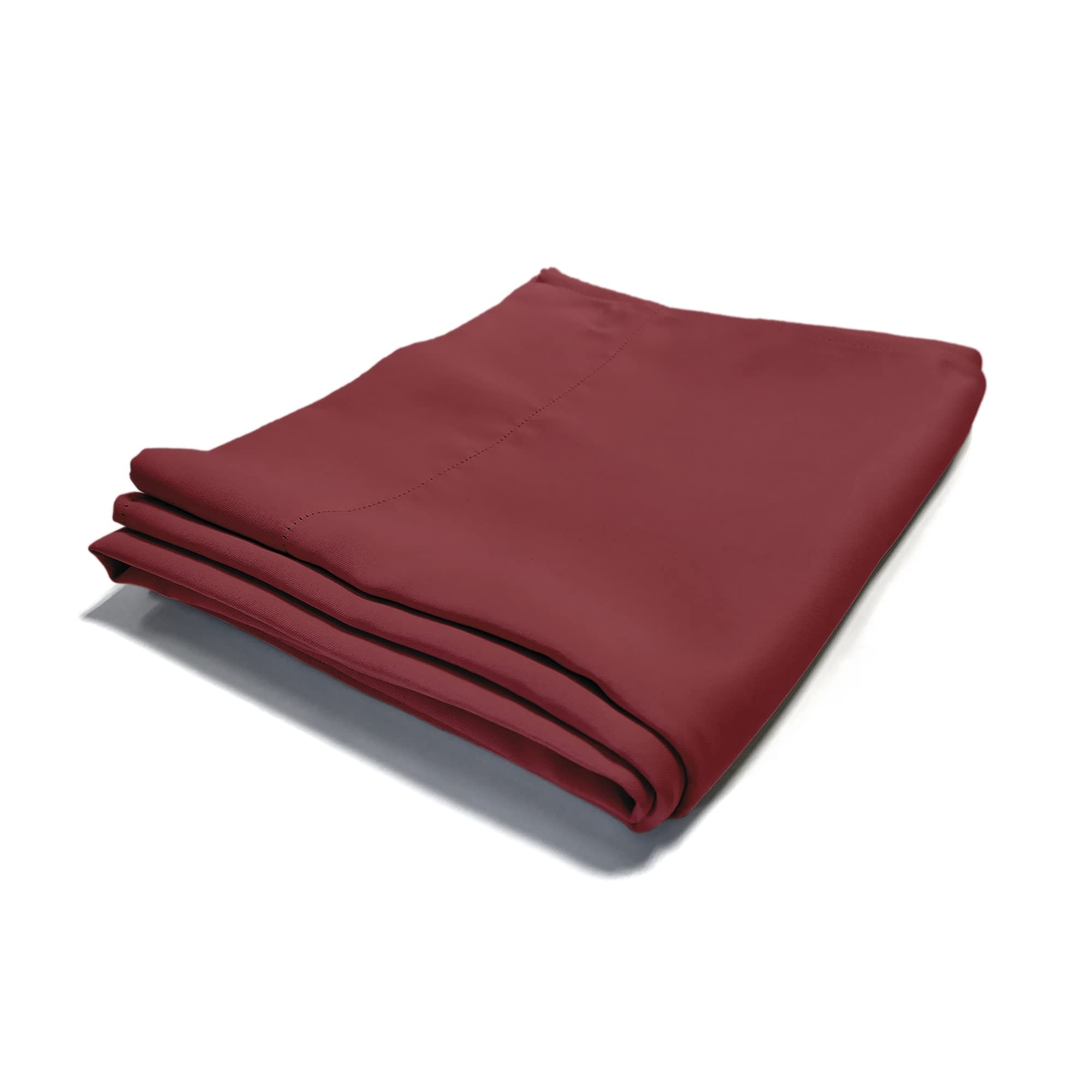 Victoria M. Aurora Verdunkelungsvorhang Blickdicht Thermovorhang mit Kräuselband, für Gardinenstangen und -schienen 140 x 245cm, Bordeaux, 2er Pack