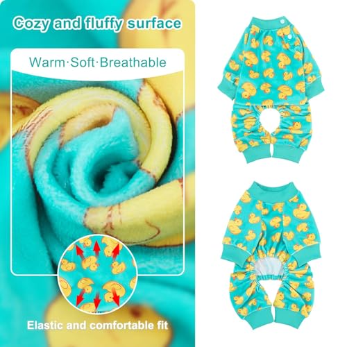 Image of BEAUTYZOO Dog Pajamas, Soft Stretchy Fleece Puppy Sweater for Large Dogs