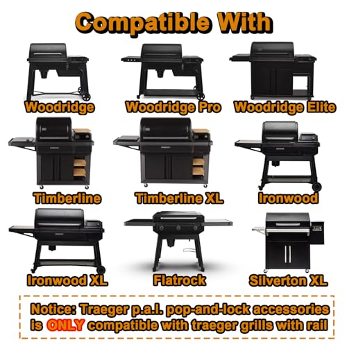Ganchos de Reemplazo Pop-and-Lock para Parrilla Traeger miniatura 4