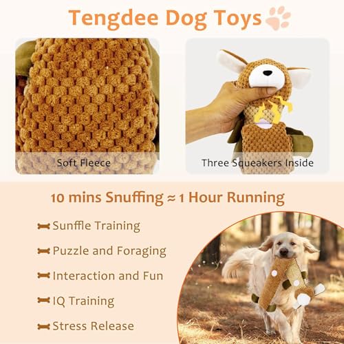 Intelligenzspielzeug für Hunde,Schnüffelspielzeug Hund,Hundespielzeug Schnupftabak,Hundespielzeug Quietschend,für Welpen Mittelgroße Hunde,für Stressabbau Langeweile,Nahrungsinstinkttraining